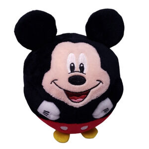 TY Beanie Ballz Disney Mickey Mouse 6" Plush Stuffed Toy 2013 Collectible Cute